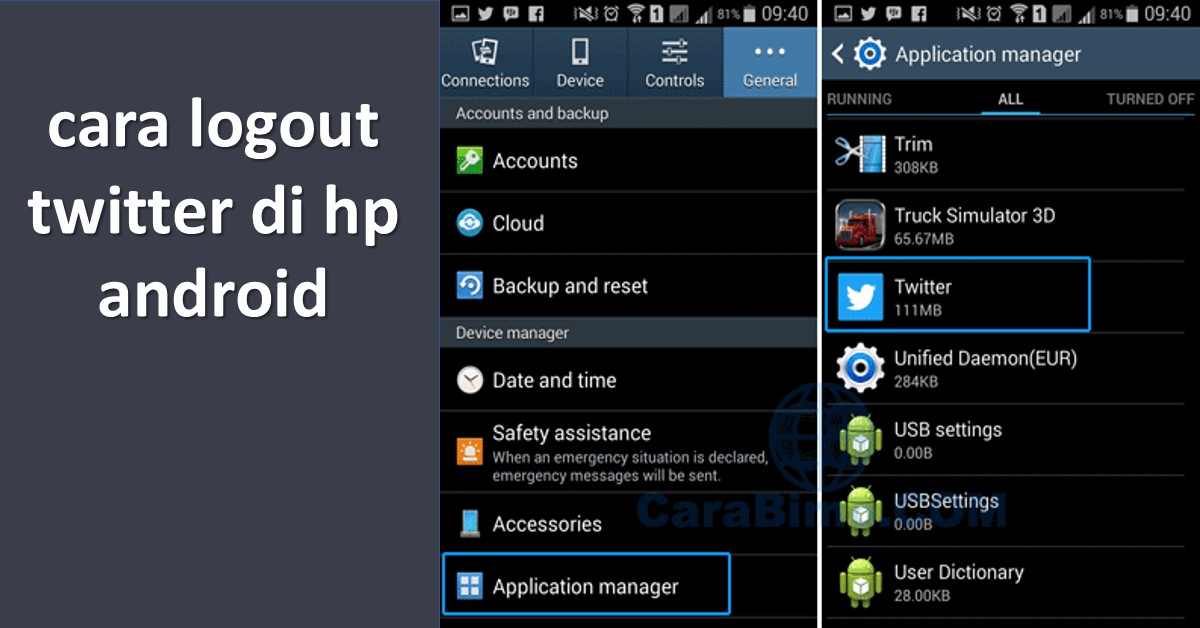 Ini Dia Cara Logout Twitter Di Hp Android | TechBanget