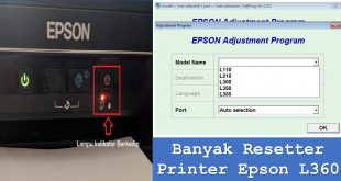 Banyak Resetter Printer Epson L360