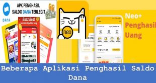 Beberapa Aplikasi Penghasil Saldo Dana