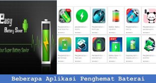 Beberapa Aplikasi Penghemat Baterai