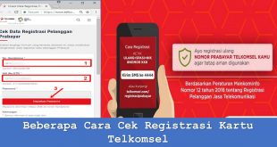 Beberapa Cara Cek Registrasi Kartu Telkomsel