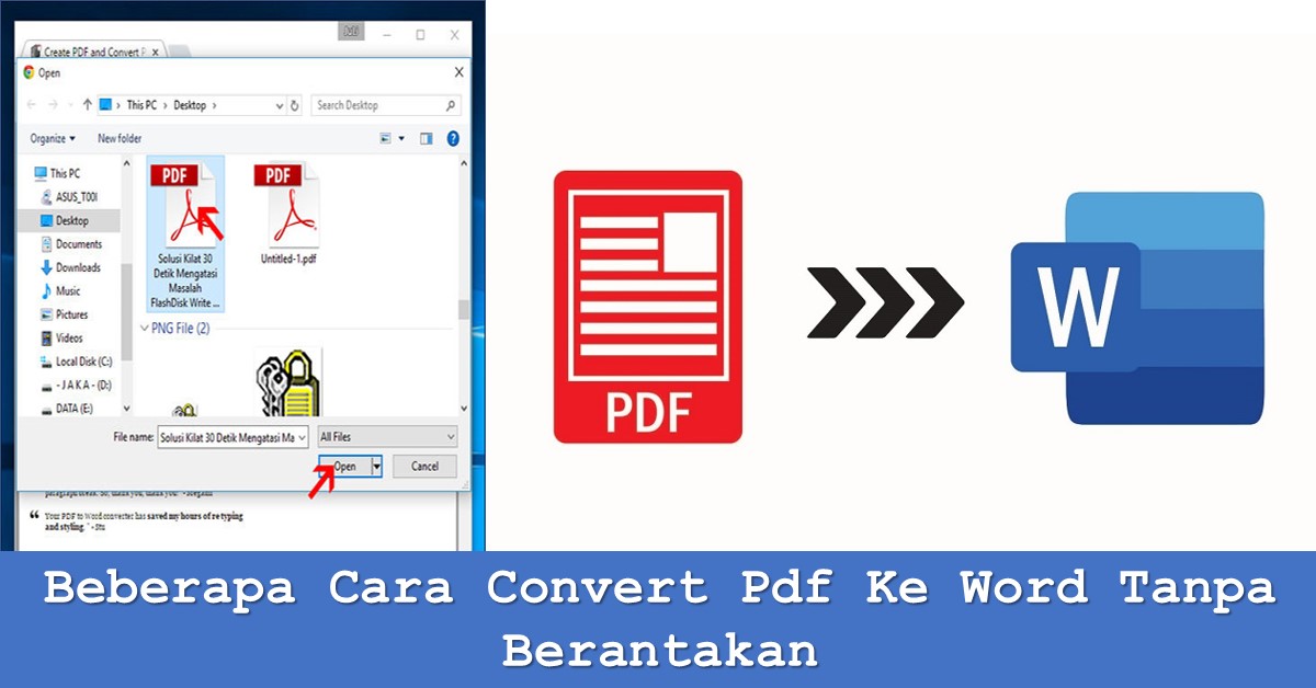 Beberapa Cara Convert Pdf Ke Word Tanpa Berantakan Techbanget