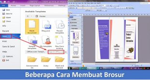 Beberapa Cara Membuat Brosur