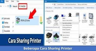 Beberapa Cara Sharing Printer