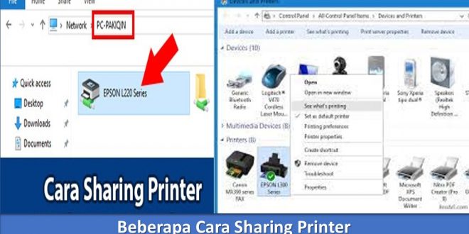 Beberapa Cara Sharing Printer