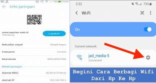 Begini Cara Berbagi Wifi Dari Hp Ke Hp