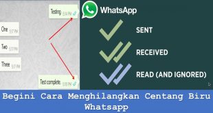 Begini Cara Menghilangkan Centang Biru Whatsapp