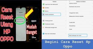 Begini Cara Reset Hp Oppo