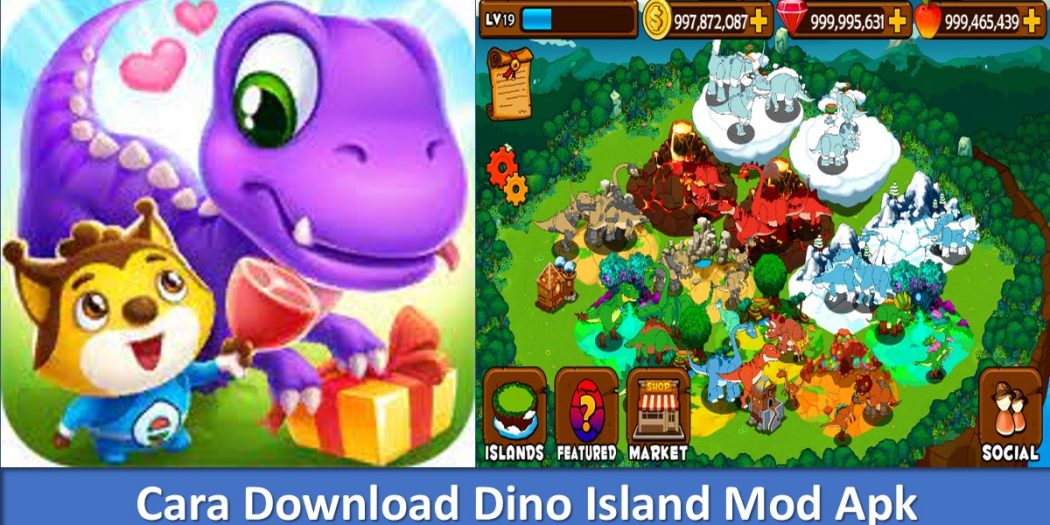Cara Download Dino Island Mod Apk TechBanget