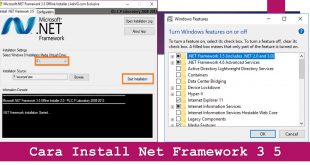 Cara Install Net Framework 3 5
