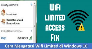 Cara Mengatasi Wifi Limited di Windows 10