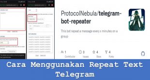 Cara Menggunakan Repeat Text Telegram