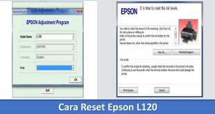 Cara Reset Epson L120