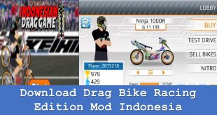 Download Drag Bike Racing Edition Mod Indonesia