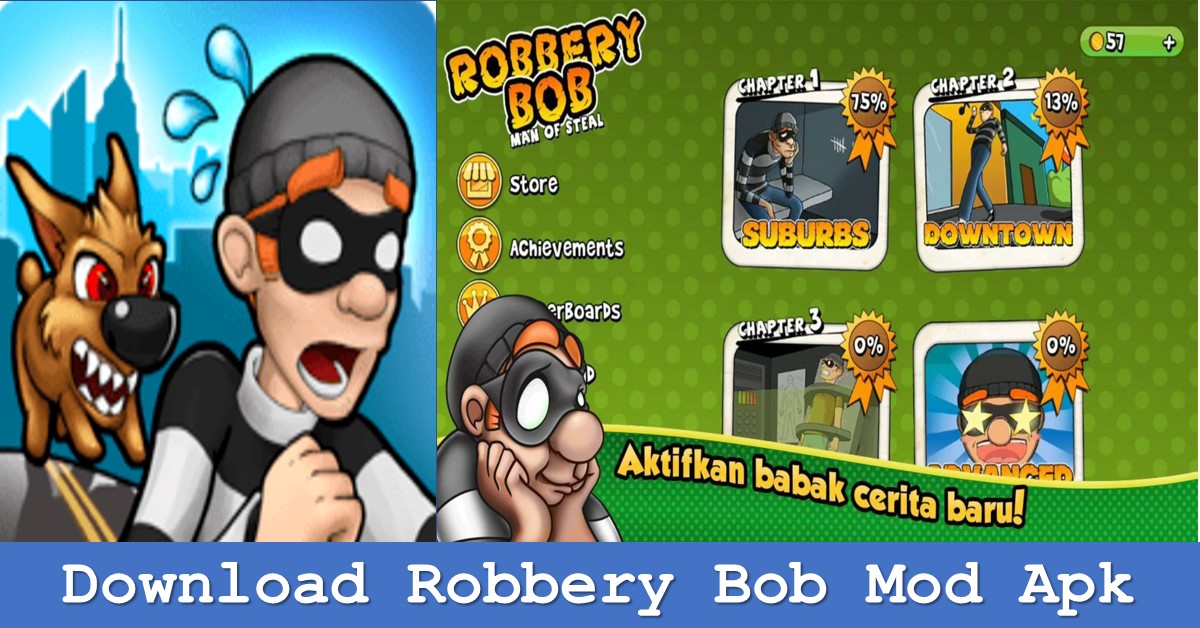 Robbery bob мод много денег