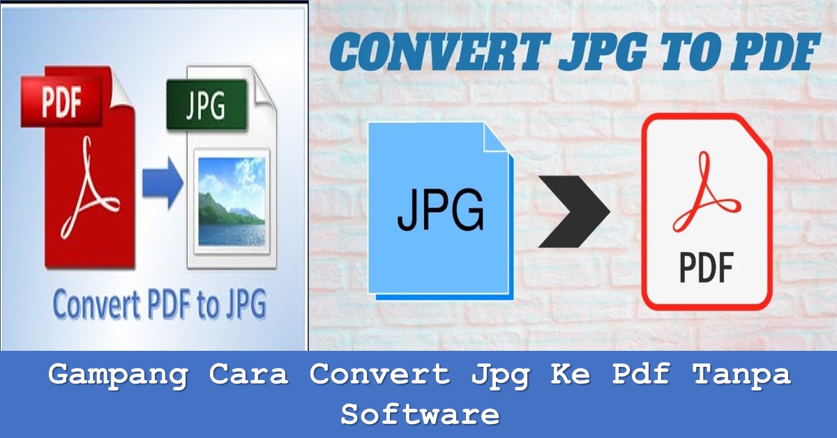 Gampang cara convert jpg ke pdf tanpa software techbanget