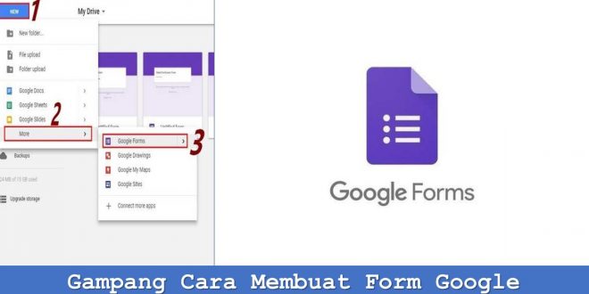 Gampang Cara Membuat Form Google