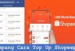 Gampang Cara Top Up Shopeepay