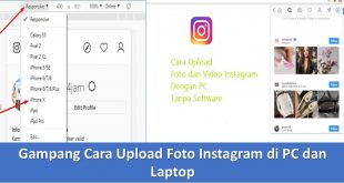 Gampang Cara Upload Foto Instagram di PC dan Laptop