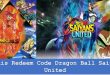 Gratis Redeem Code Dragon Ball Saiyans United