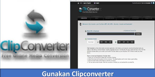 Gunakan Clipconverter