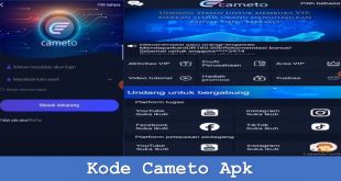 Kode Cameto Apk