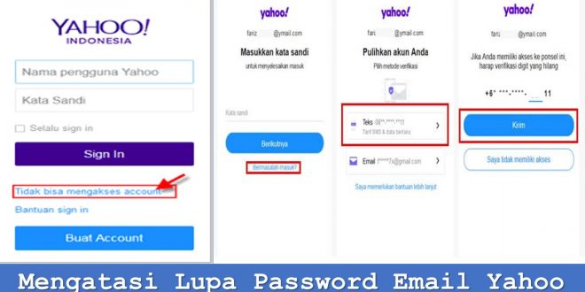 Mengatasi Lupa Password Email Yahoo