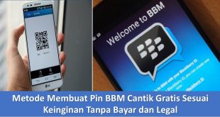 Metode Membuat Pin BBM Cantik Gratis Sesuai Keinginan Tanpa Bayar dan Legal