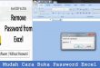 Mudah Cara Buka Password Excel