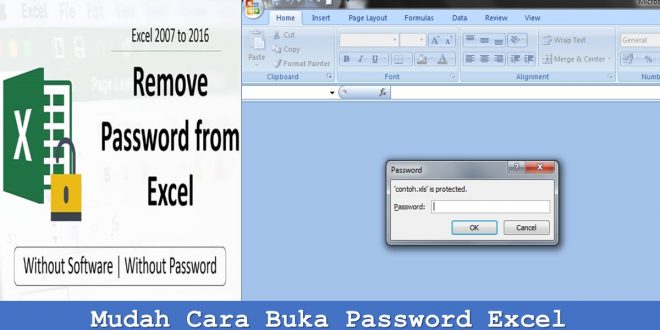 Mudah Cara Buka Password Excel