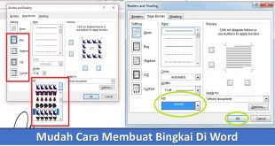 Mudah Cara Membuat Bingkai Di Word