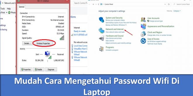 Mudah Cara Mengetahui Password Wifi Di Laptop