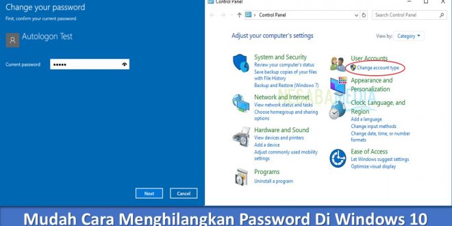 Mudah Cara Menghilangkan Password Di Windows 10