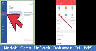 Mudah Cara Unlock Dokumen Di Pdf