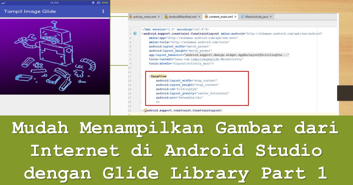 Mudah Menampilkan Gambar dari Internet di Android Studio dengan Glide ...