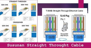 Susunan Straight Throught Cable