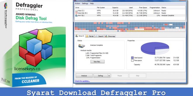 Syarat Download Defraggler Pro