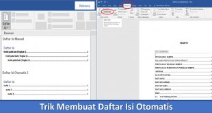 Trik Membuat Daftar Isi Otomatis